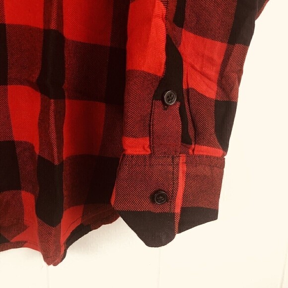 Lucky Brand Womens Button Back Plaid Shirt X-Large - Picture 8 of 15
